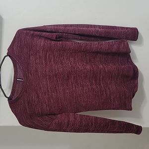 Maroon long sleeve shirt